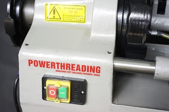 Tuyau d'acier manuel électrique filetant la machine capacité de 2 pouces pour l'usage industriel